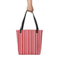 Red Horizon Tote Bag by Emmy Spoon