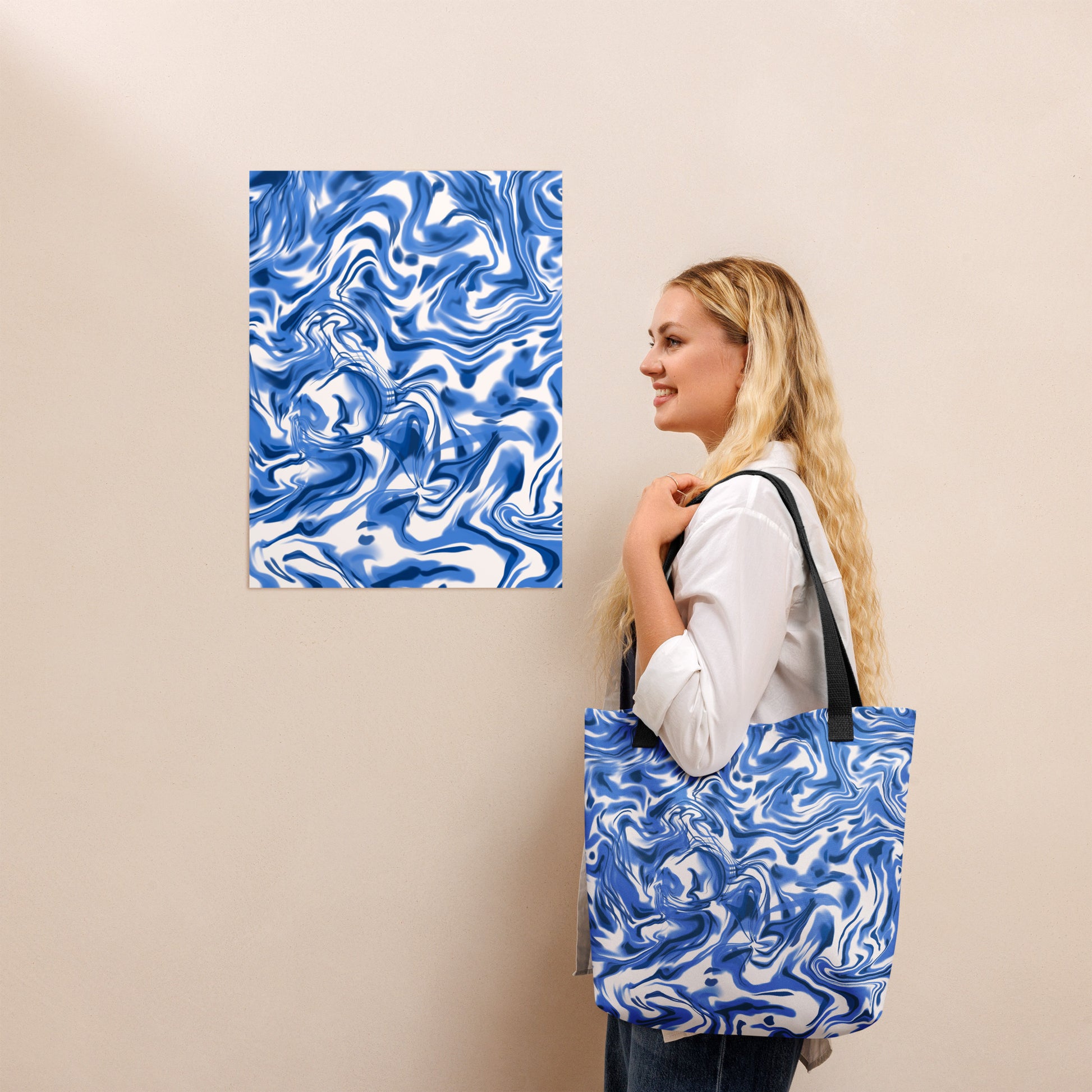 Open Water Tote bag by Emmy Spoon