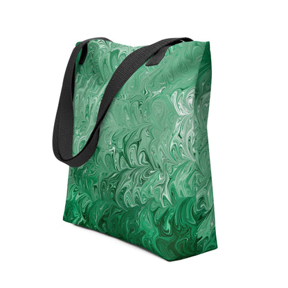 Emerald water Tote bag by Emmy Spoon