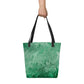 Emerald water Tote bag by Emmy Spoon