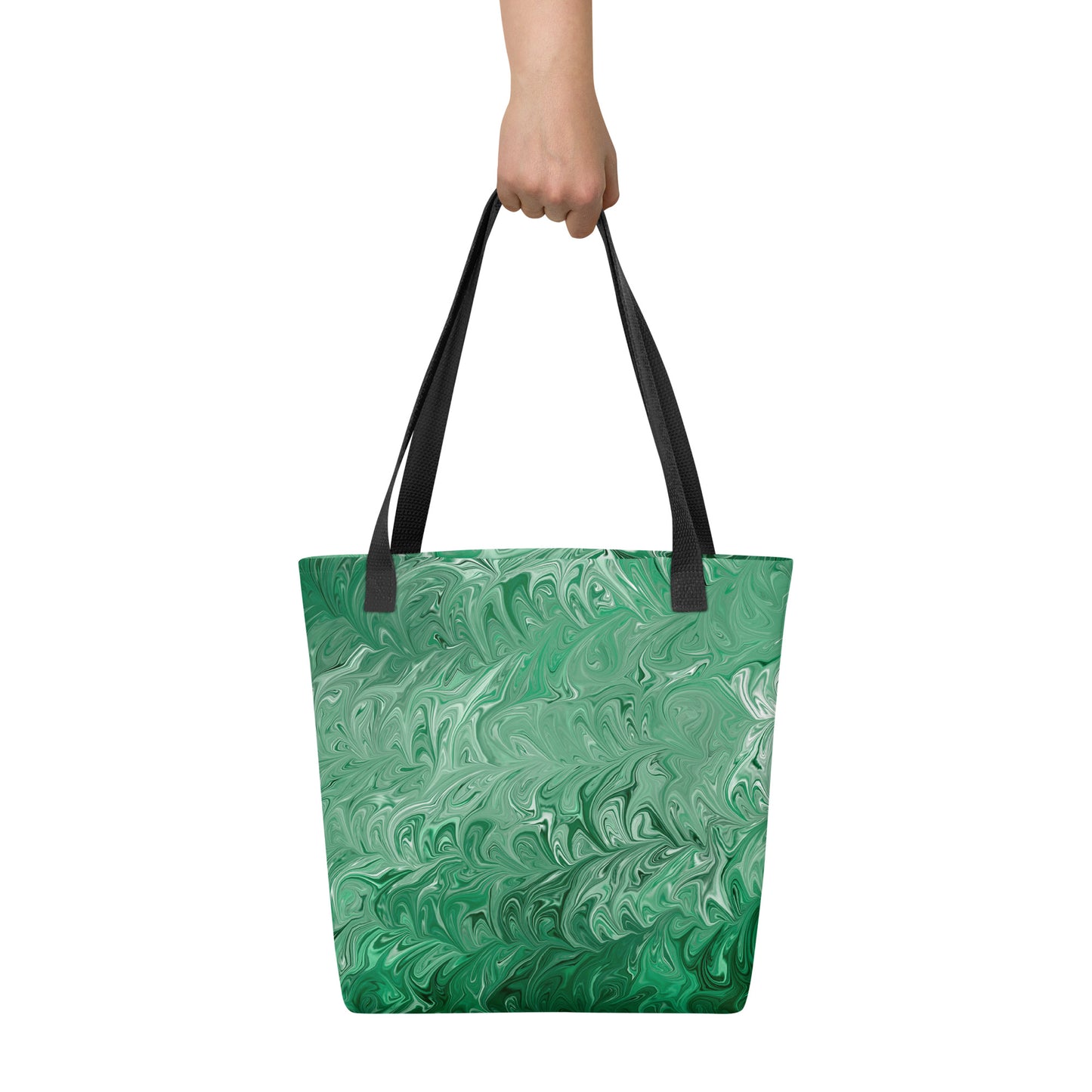 Emerald water Tote bag by Emmy Spoon