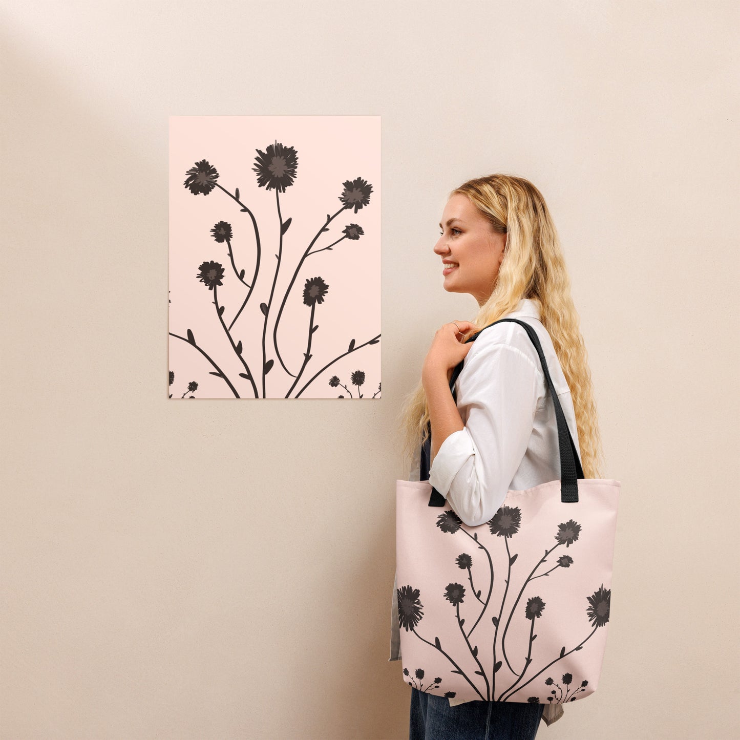 Wildflower Whisper Tote Bag by Emmy Spoon