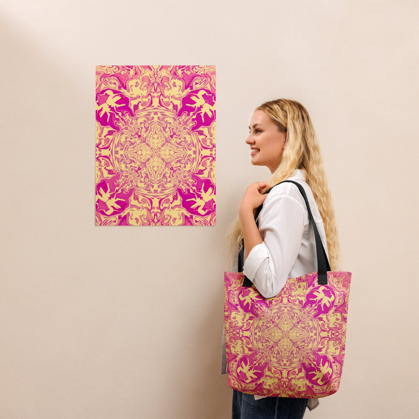 Golden Bloom Tote bag by Emmy Spoon 
