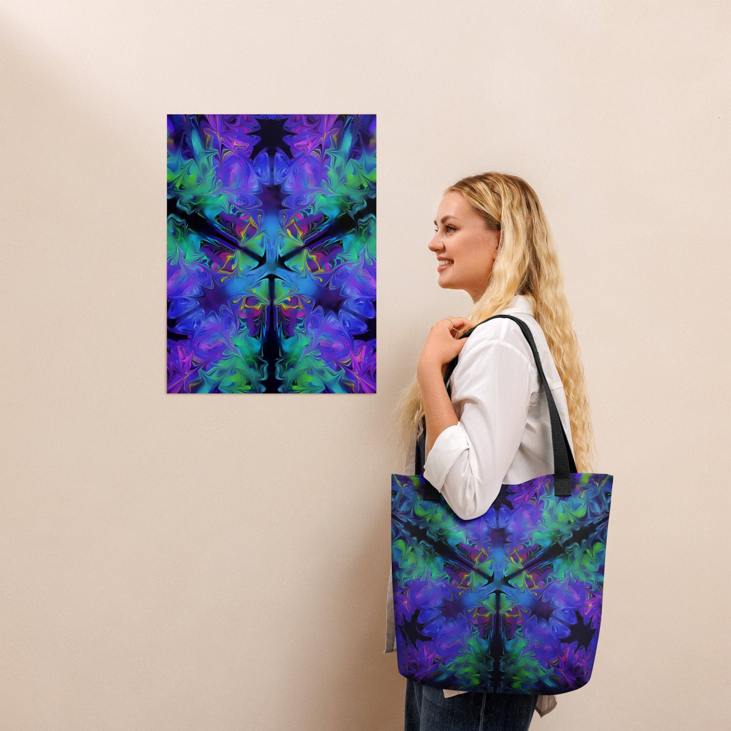 Aurora Bloom Tote bag by Emmy Spoon