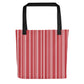 Red Horizon Tote Bag by Emmy Spoon