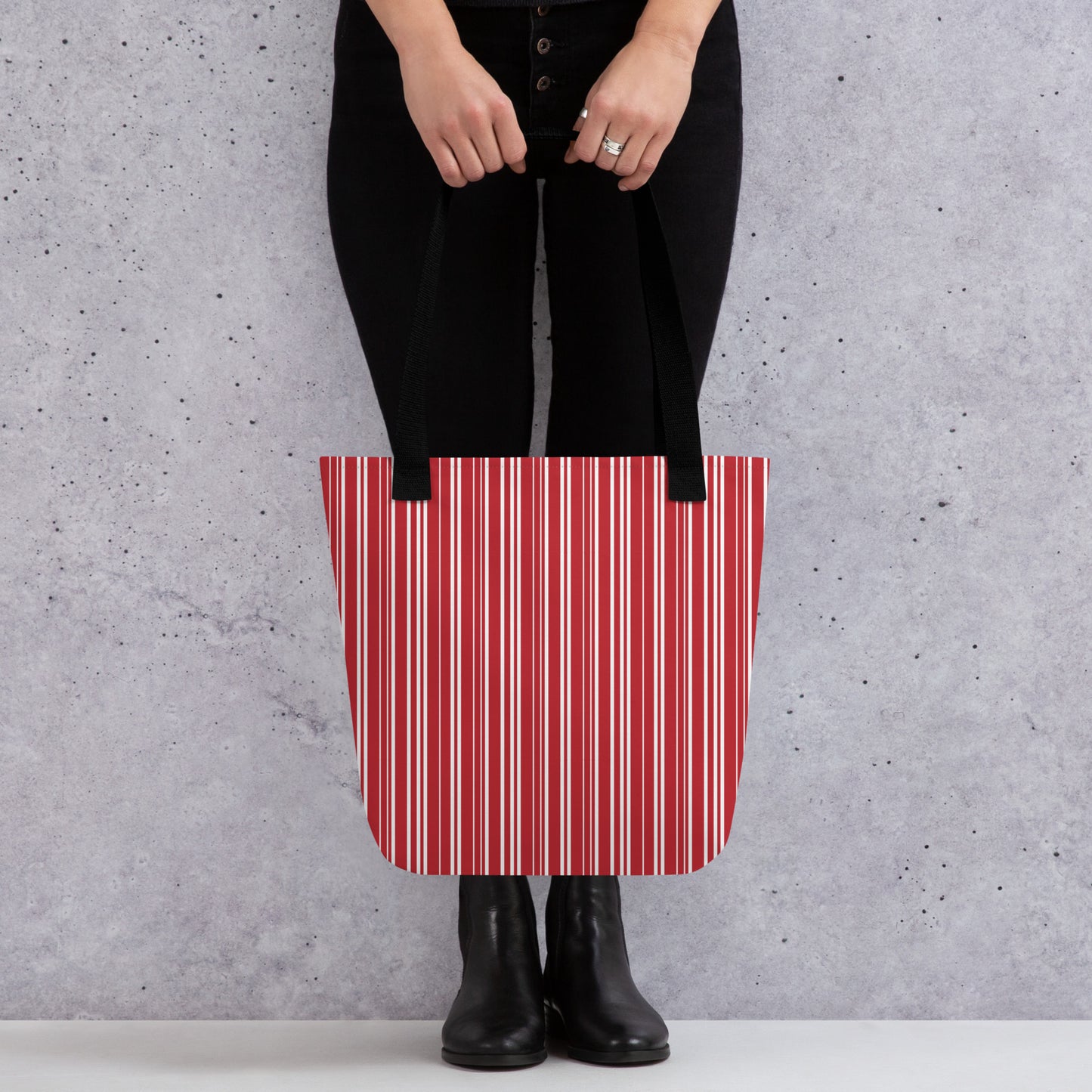 Red Horizon Tote Bag by Emmy Spoon