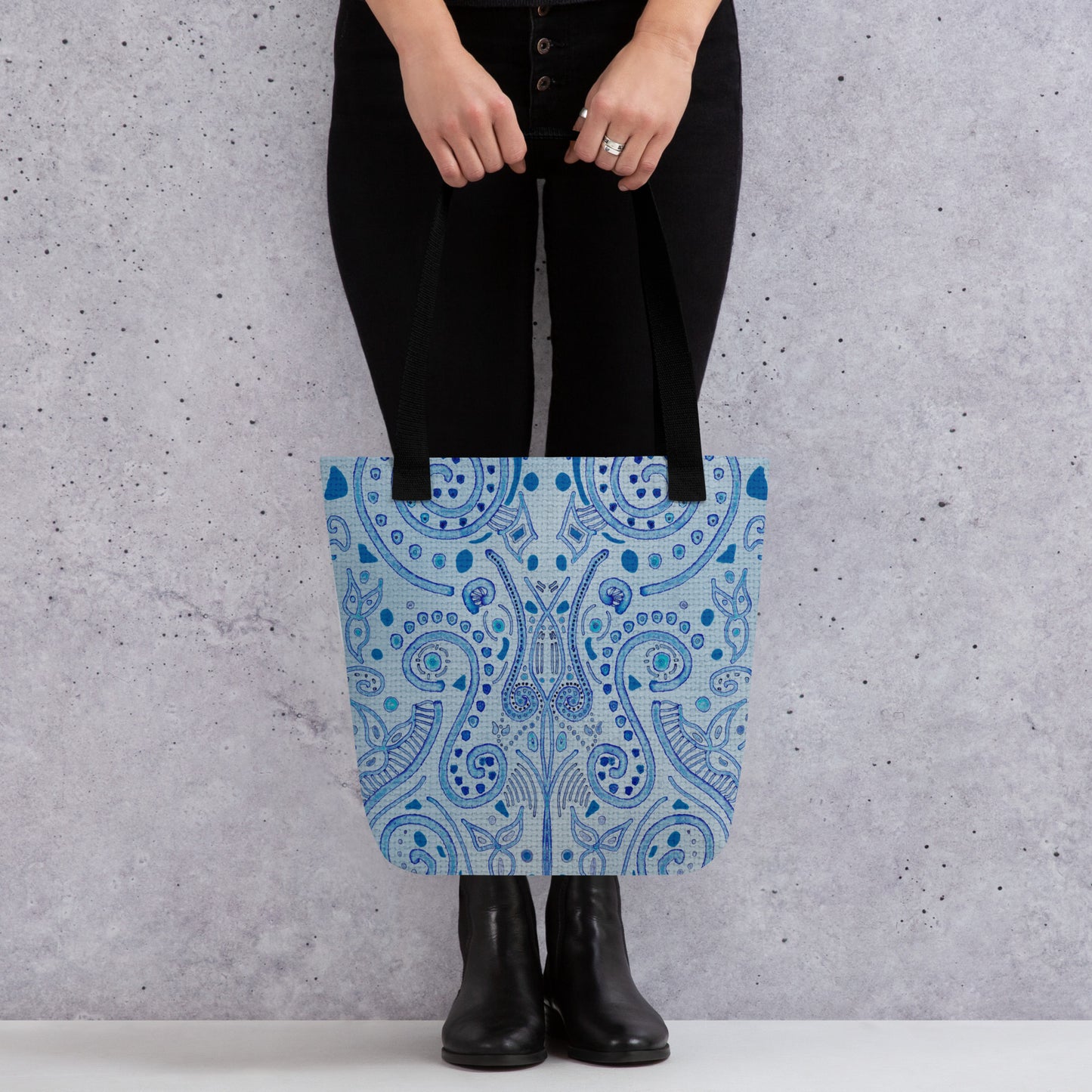 Blue Wash Tote bag by Emmy Spoon