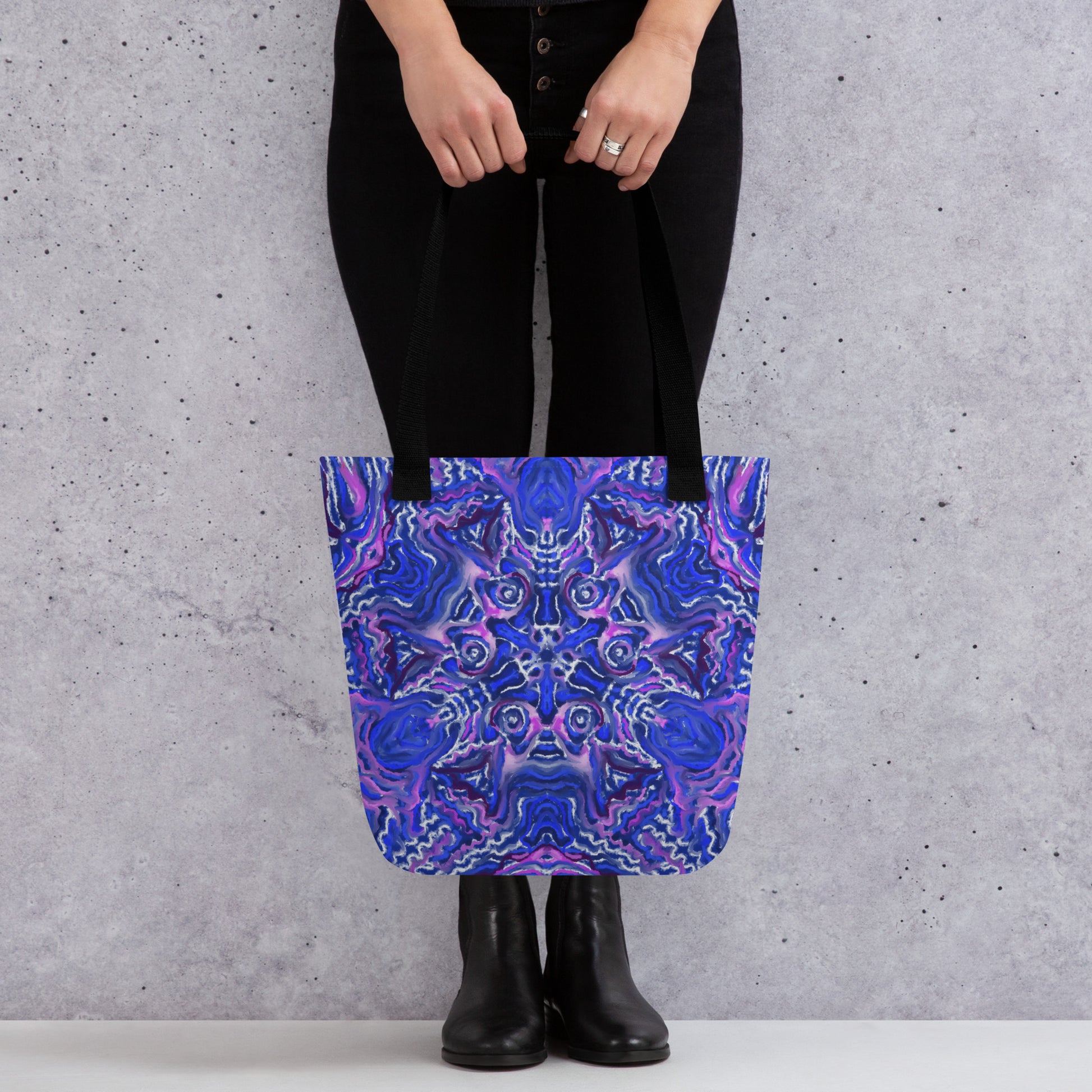 Indigo Flow Tote bag by Emmy Spoon