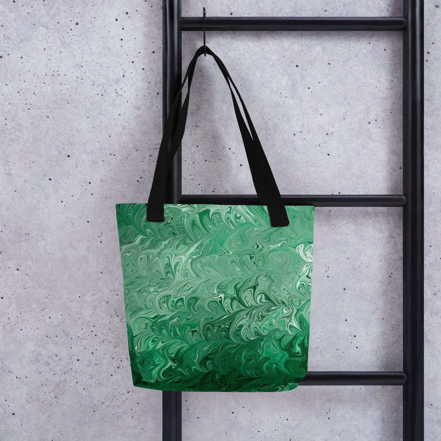 Emerald water Tote bag by Emmy Spoon