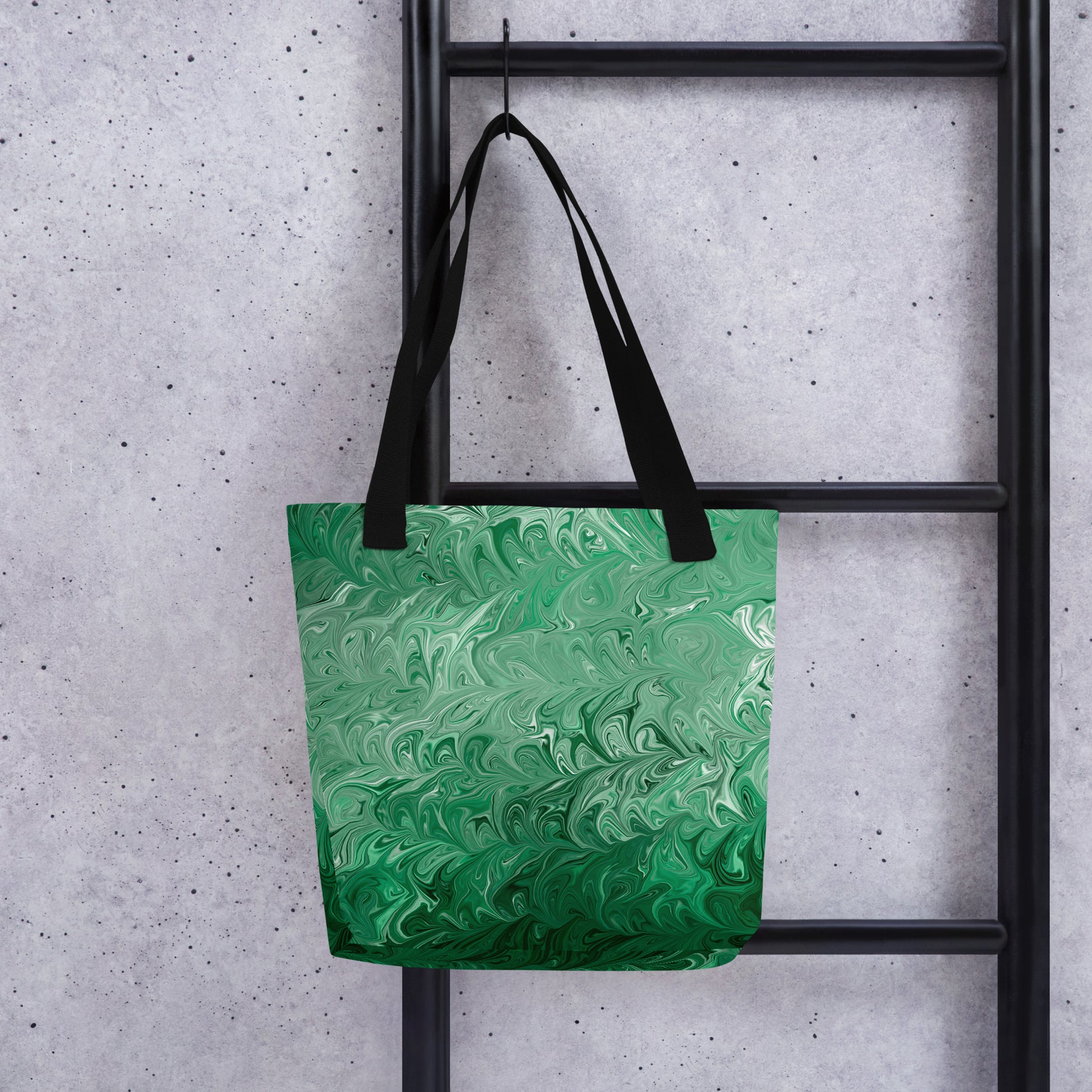 Emerald water Tote bag by Emmy Spoon