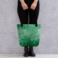 Emerald water Tote bag by Emmy Spoon