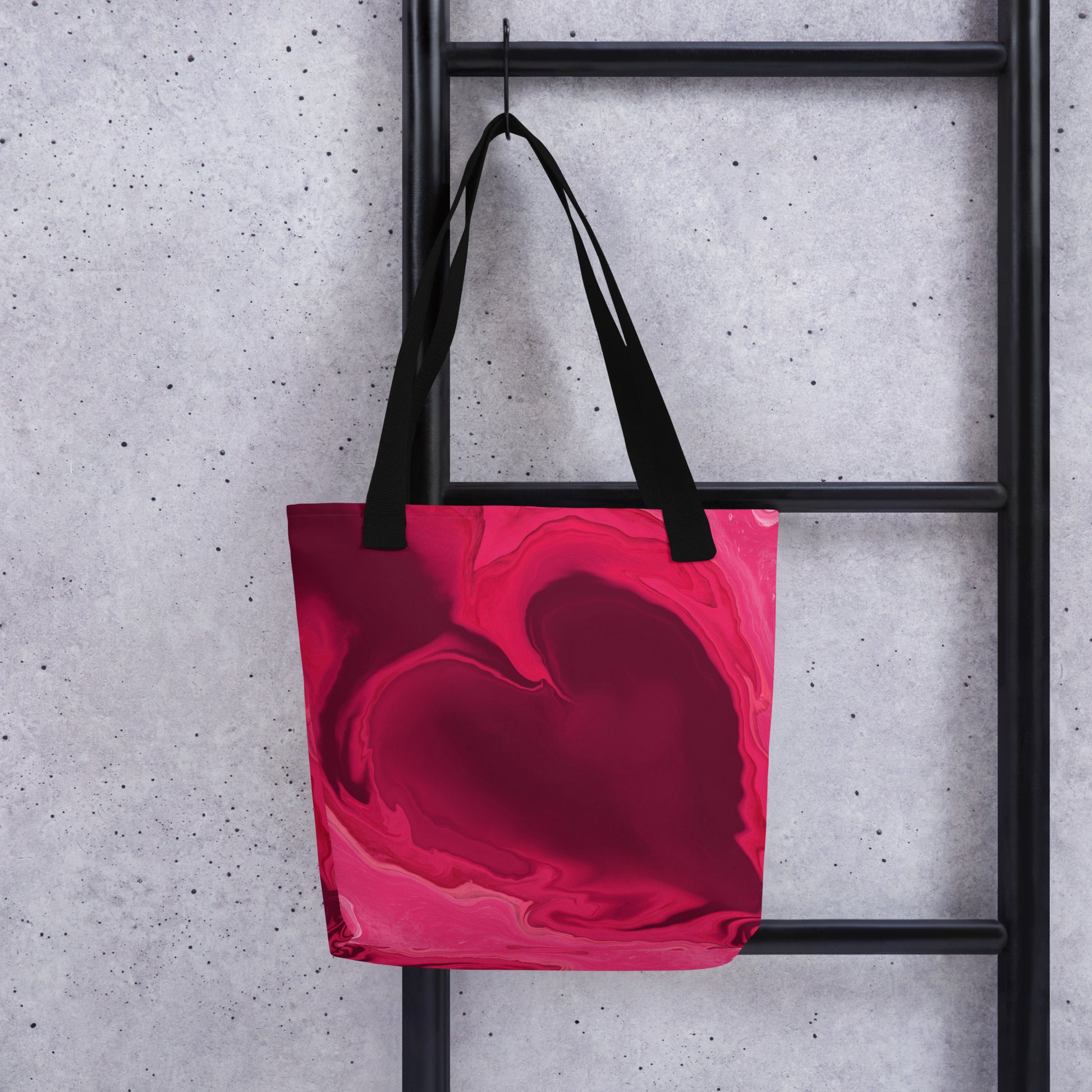 Heart Current Tote Bag