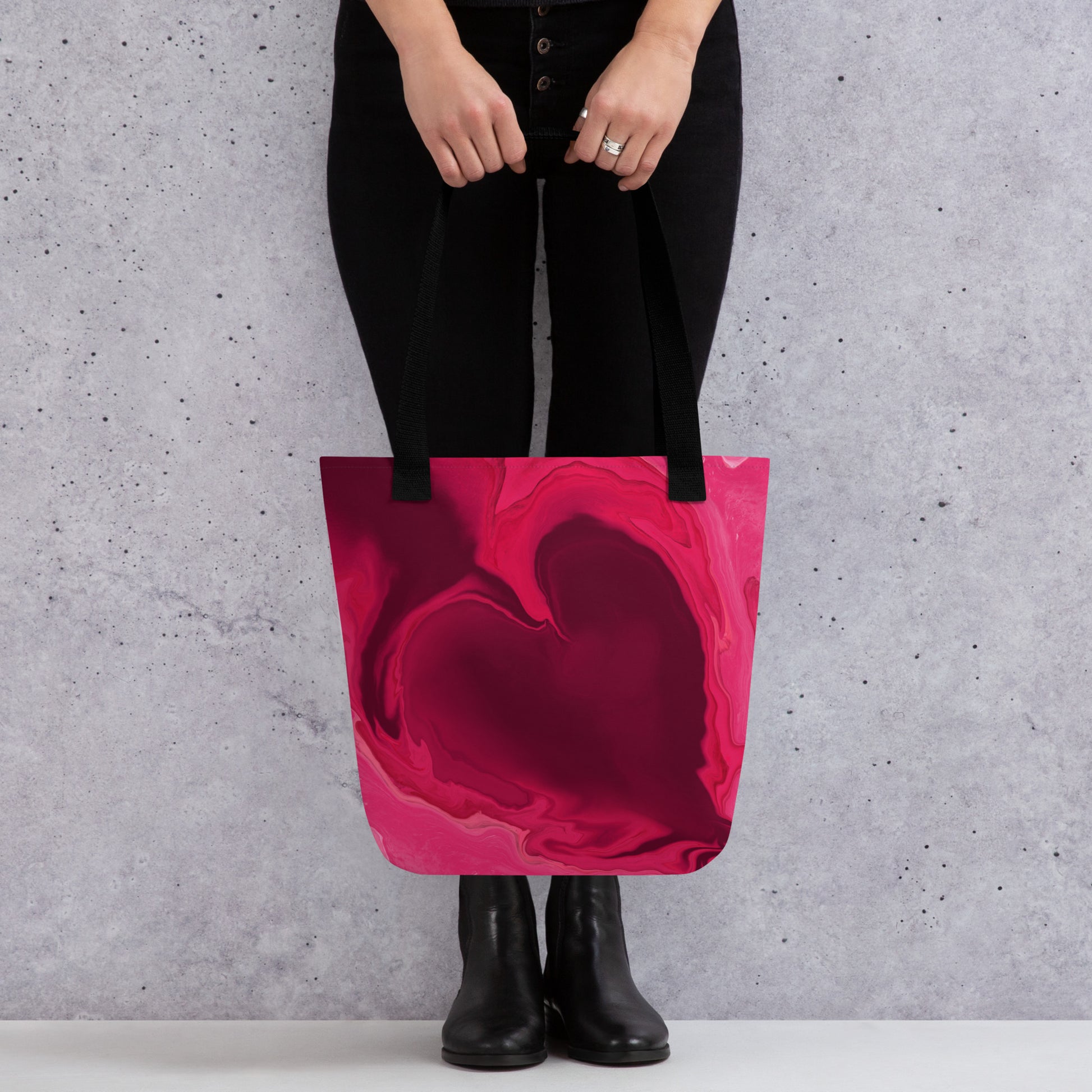 Heart Current Tote Bag