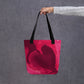 Heart Current Tote Bag