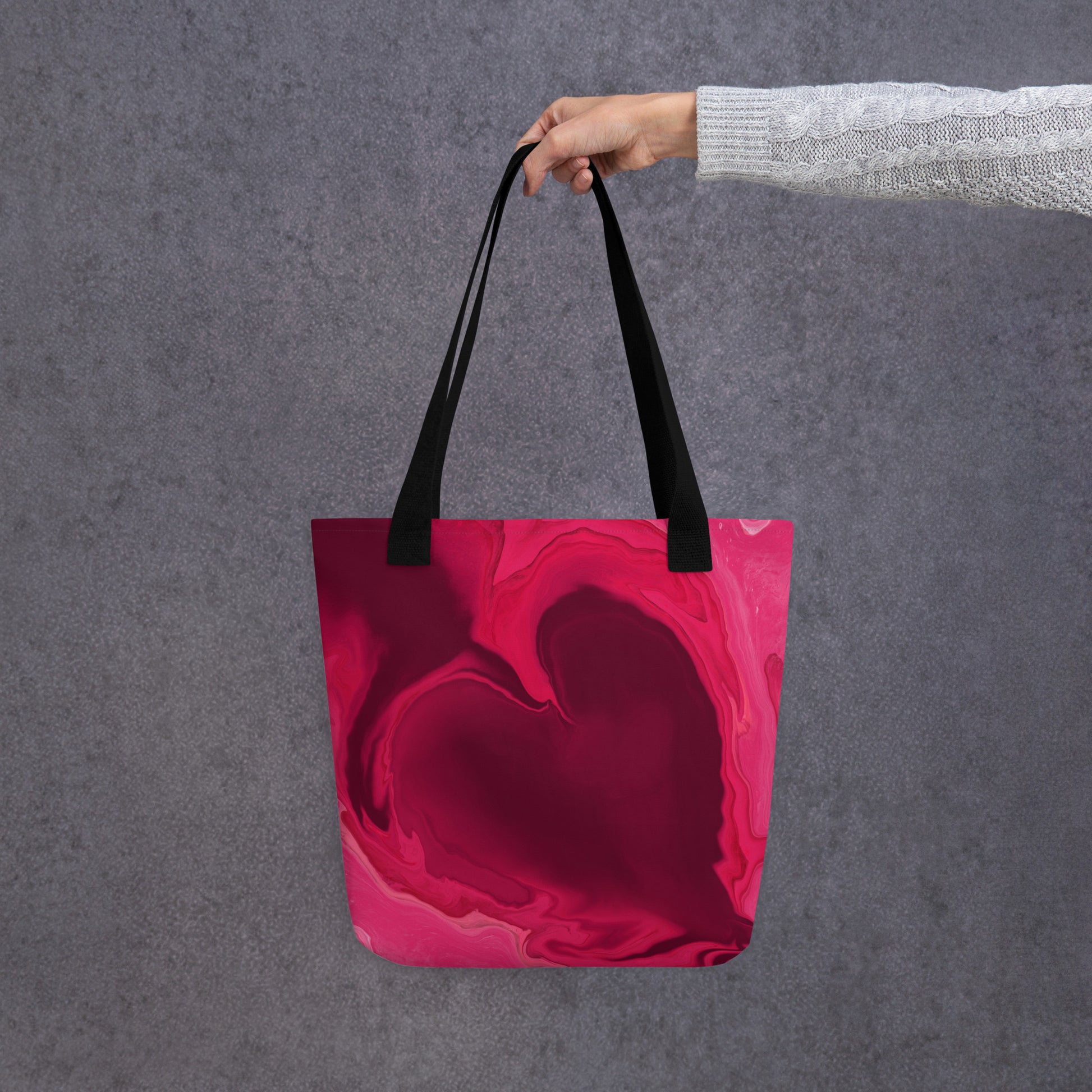 Heart Current Tote Bag