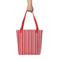 Red Horizon Tote Bag by Emmy Spoon