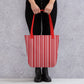 Red Horizon Tote Bag by Emmy Spoon