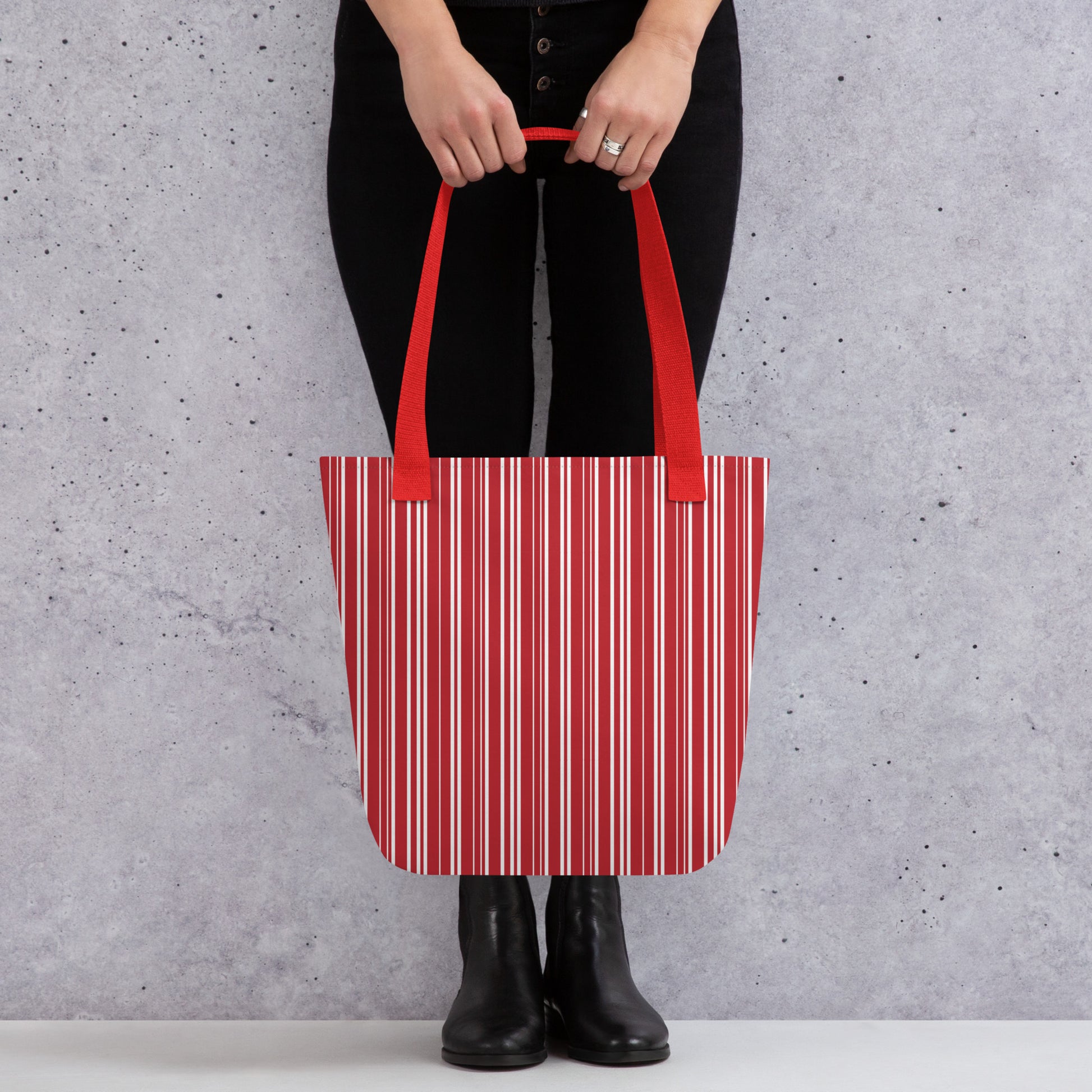 Red Horizon Tote Bag by Emmy Spoon