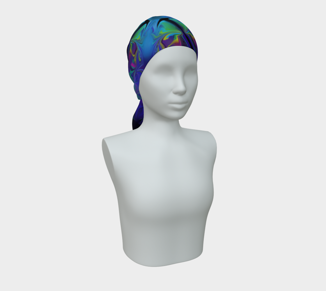 Aurora Bloom Art Scarf/Bandana