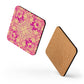 Golden Bloom Cork-back coaster