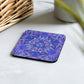 Indigo Flow Cork-back coaster