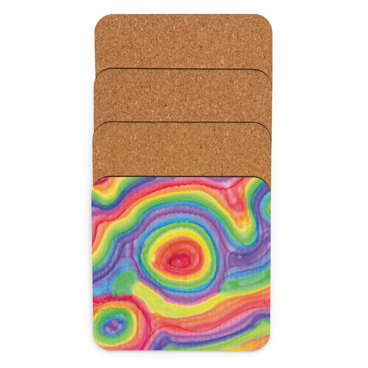 Prism Dream Cork-back coaster