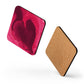 Heart Current Cork-back coaster