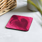 Heart Current Cork-back coaster