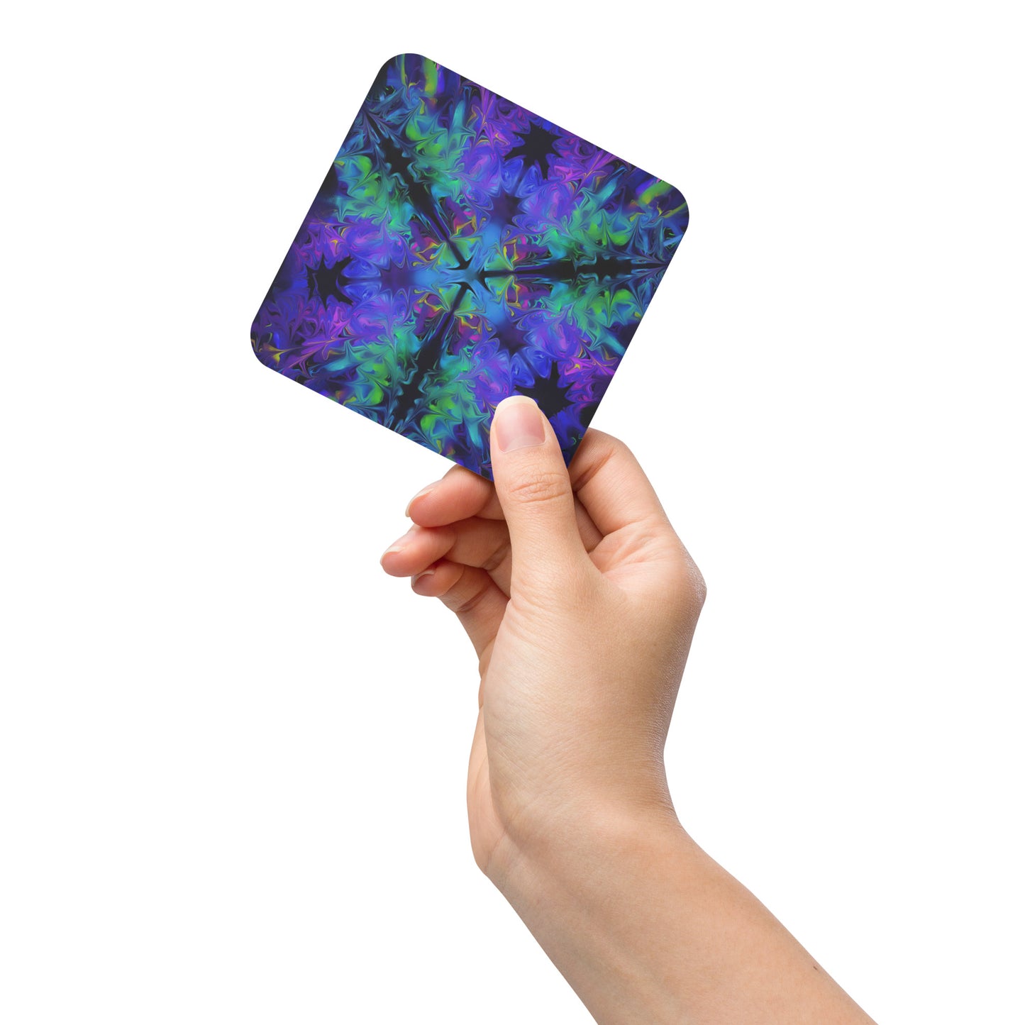 Aurora Bloom Cork-back coaster