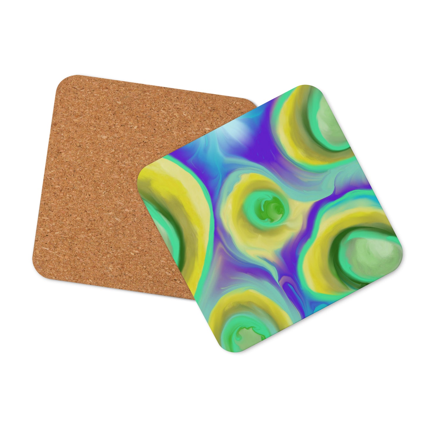 Spring Renewal Cork-back coaster