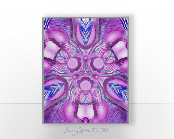 Purple Sunday (2021) Poster Print by Emmy Spoon