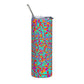 Trippy Stainless steel tumbler by Emmy Spoon