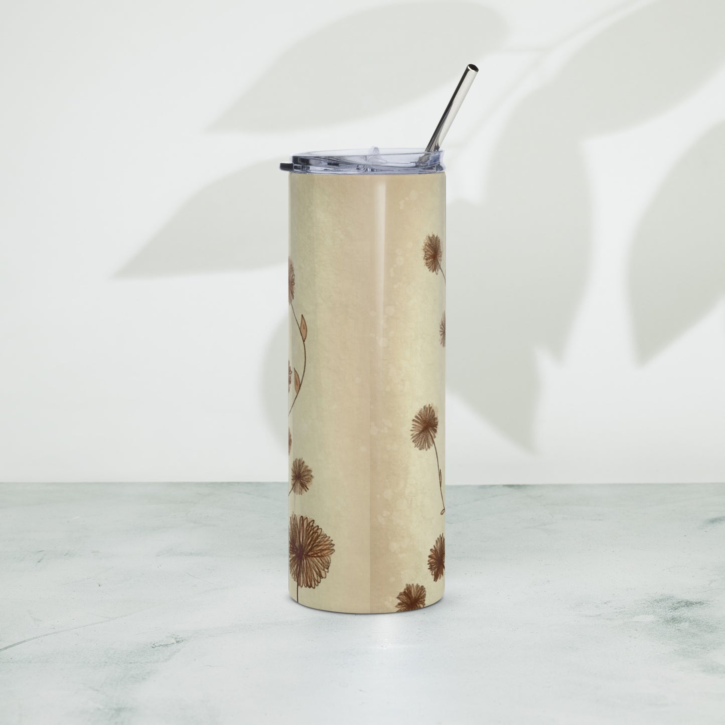Botanical Bliss Stainless steel tumbler