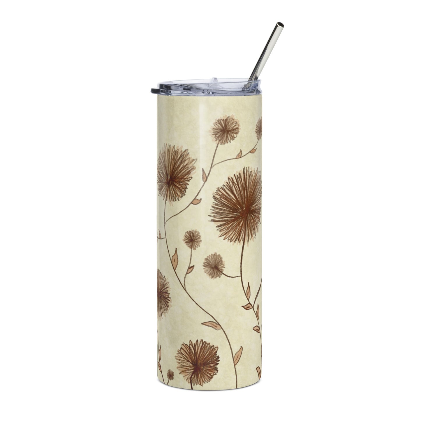 Botanical Bliss Stainless steel tumbler