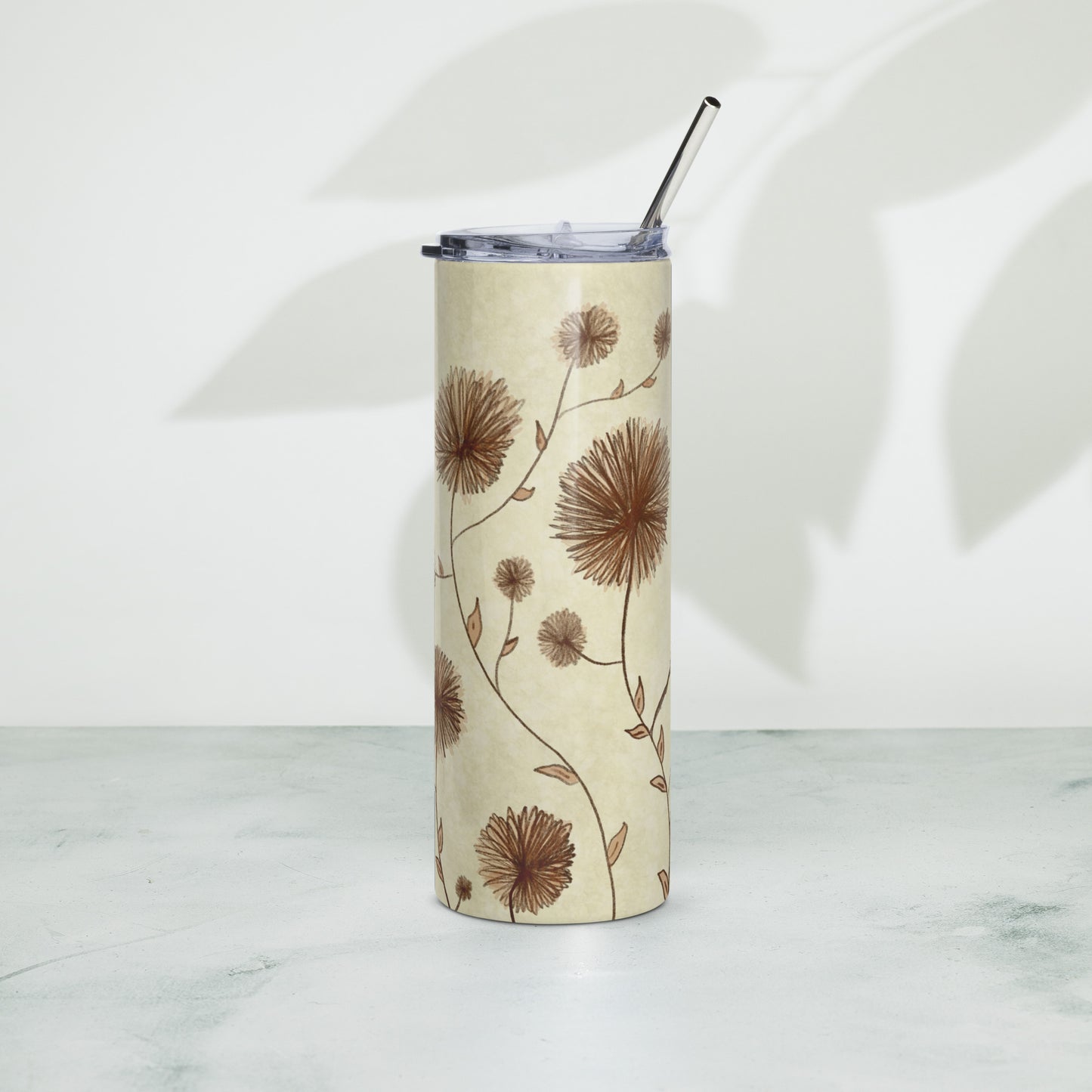 Botanical Bliss Stainless steel tumbler