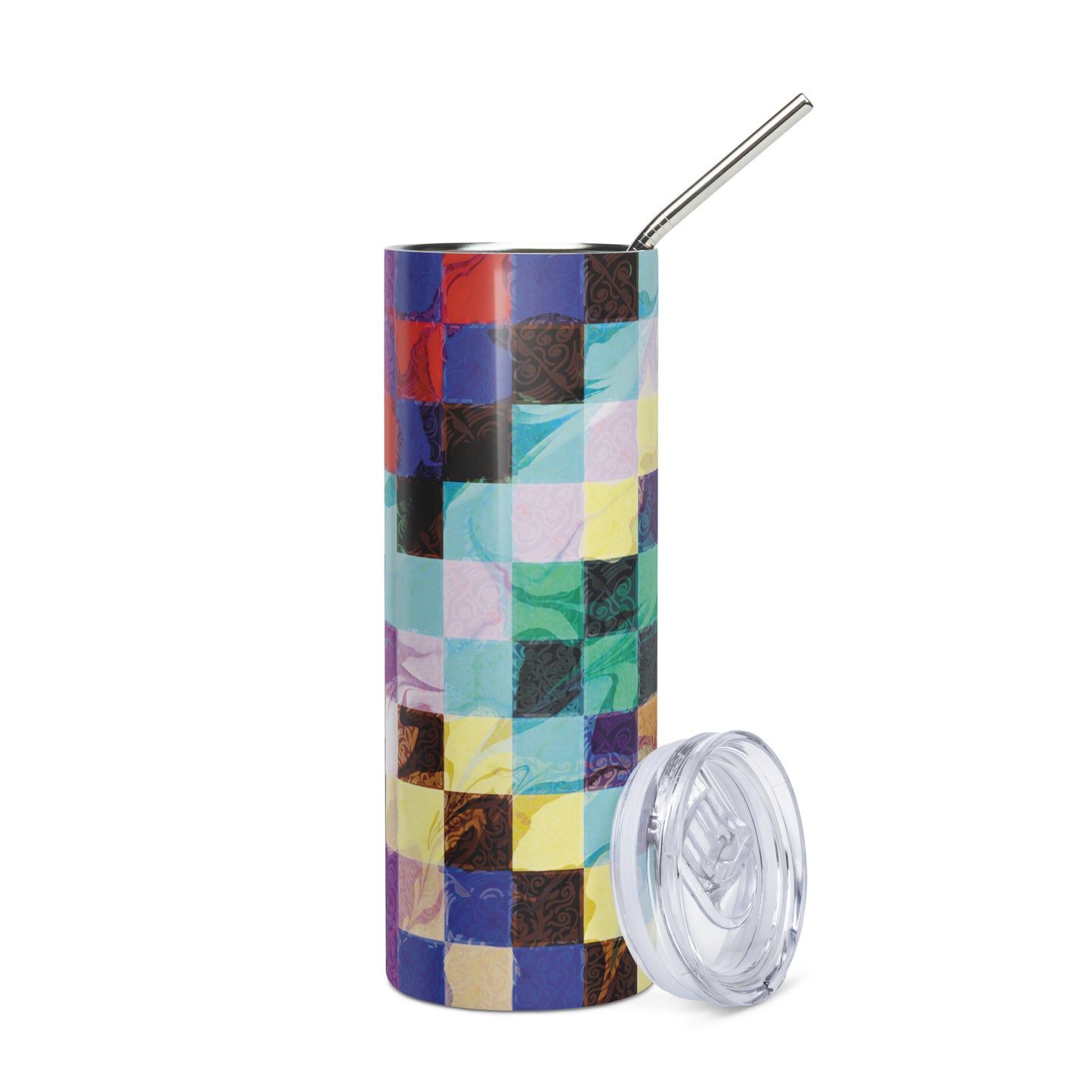 Quilt Style Stainless steel tumbler