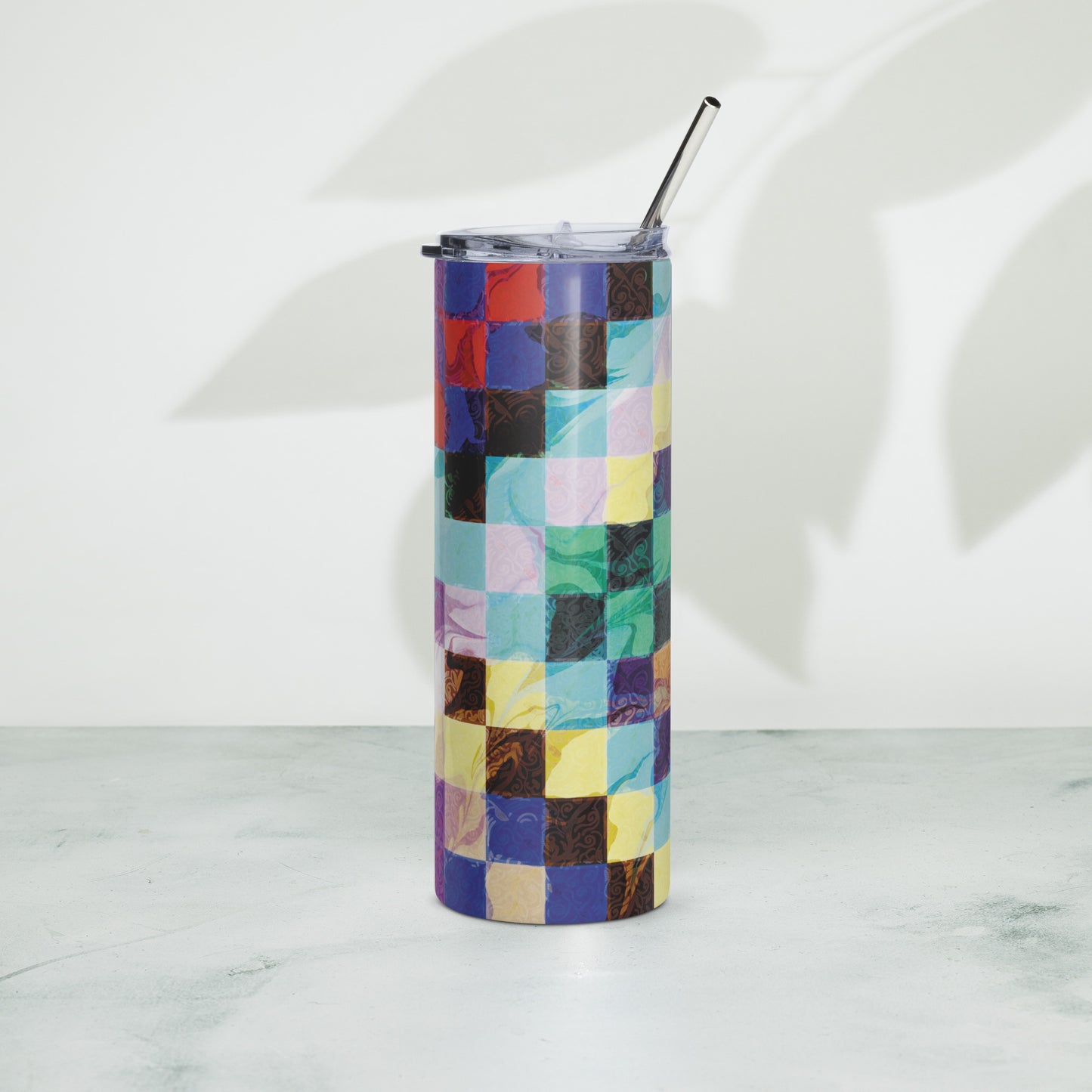Quilt Style Stainless steel tumbler