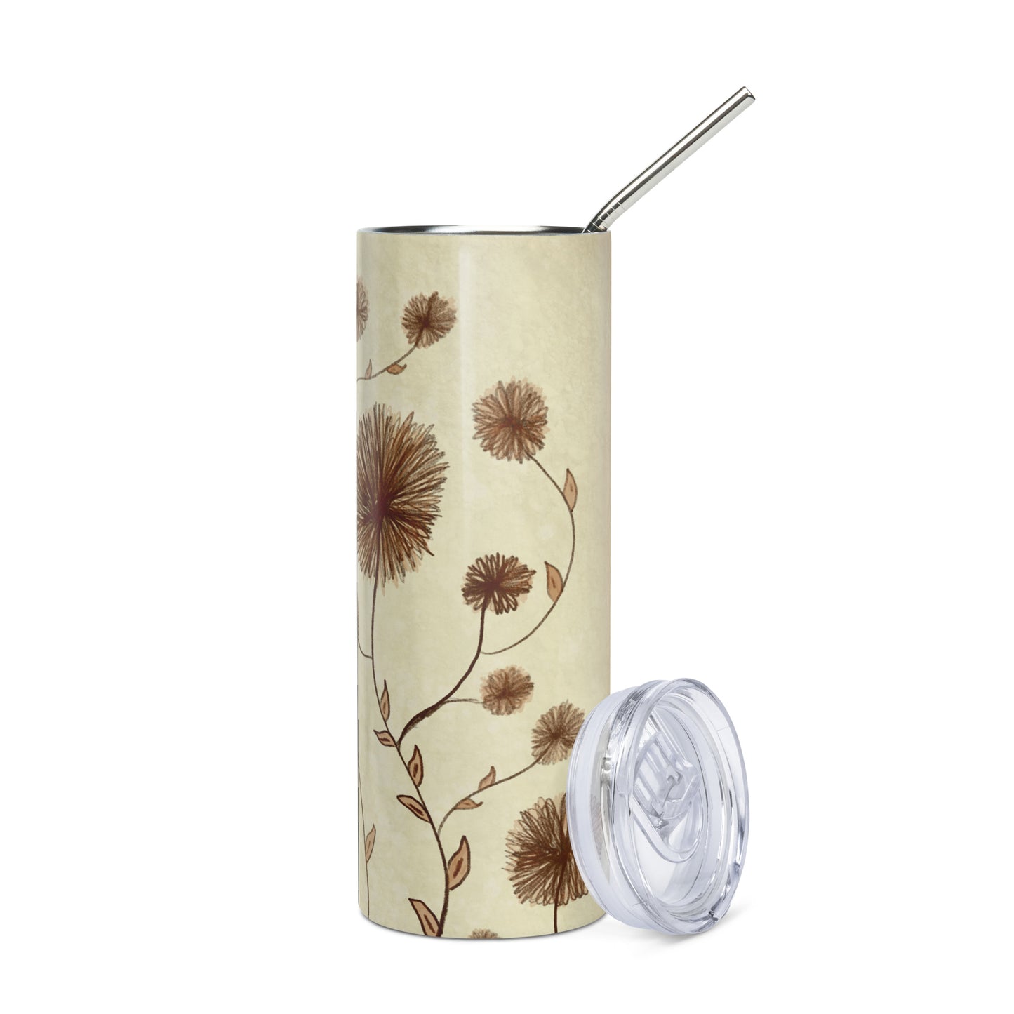Botanical Bliss Stainless steel tumbler