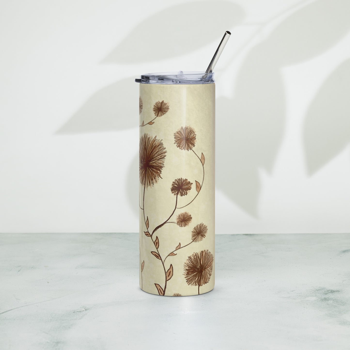 Botanical Bliss Stainless steel tumbler