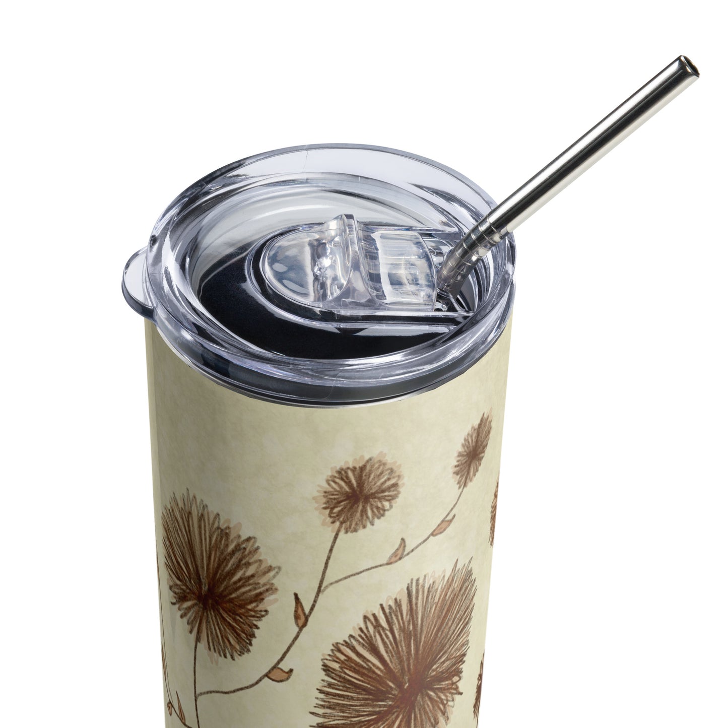 Botanical Bliss Stainless steel tumbler by Emmy Spoon