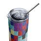 Quilt Style Stainless steel tumbler by Emmy Spoon