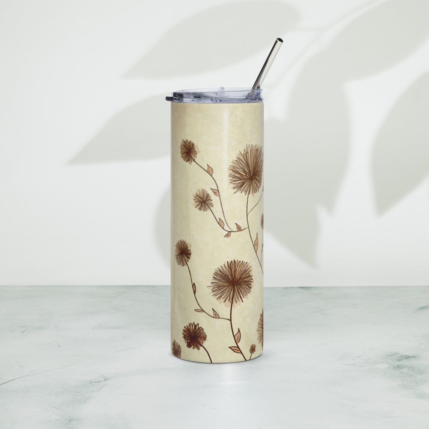 Botanical Bliss Stainless steel tumbler