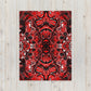Crimson Signal Throw Blanket