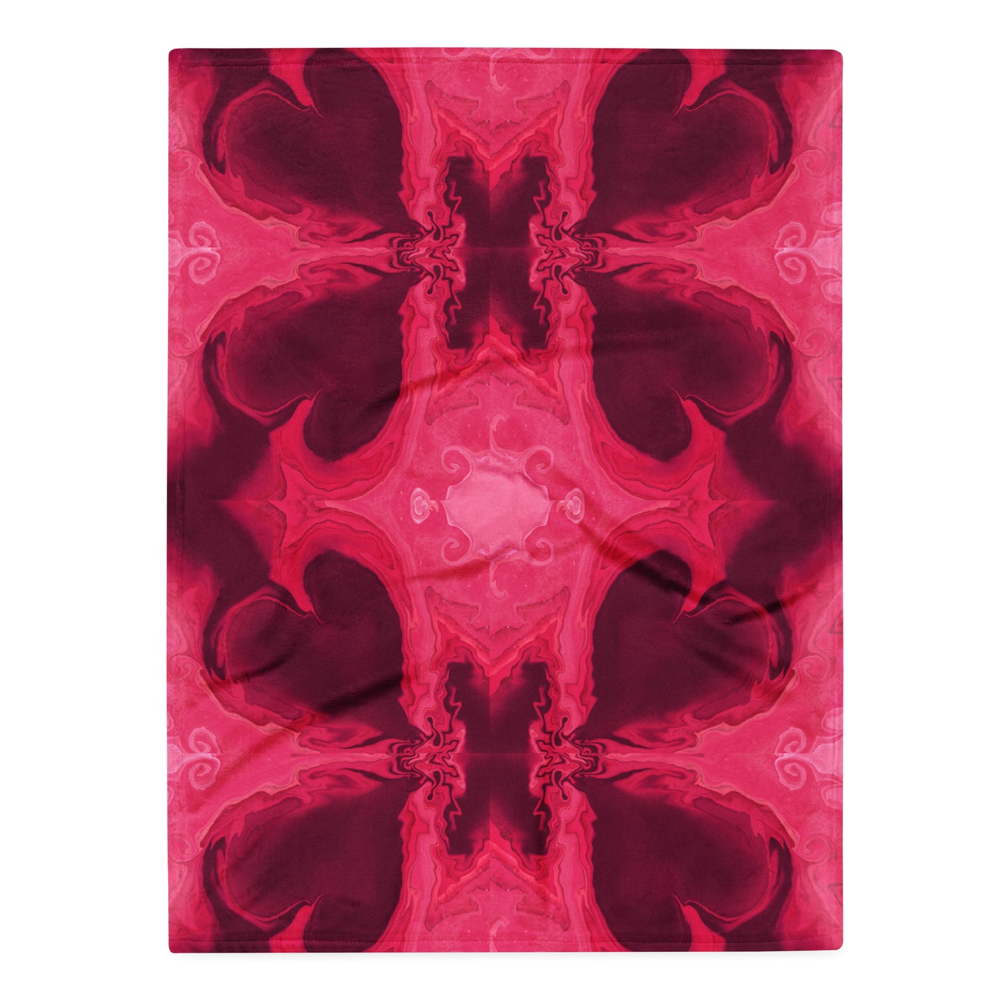 Heart Current Throw Blanket