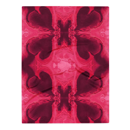 Heart Current Throw Blanket