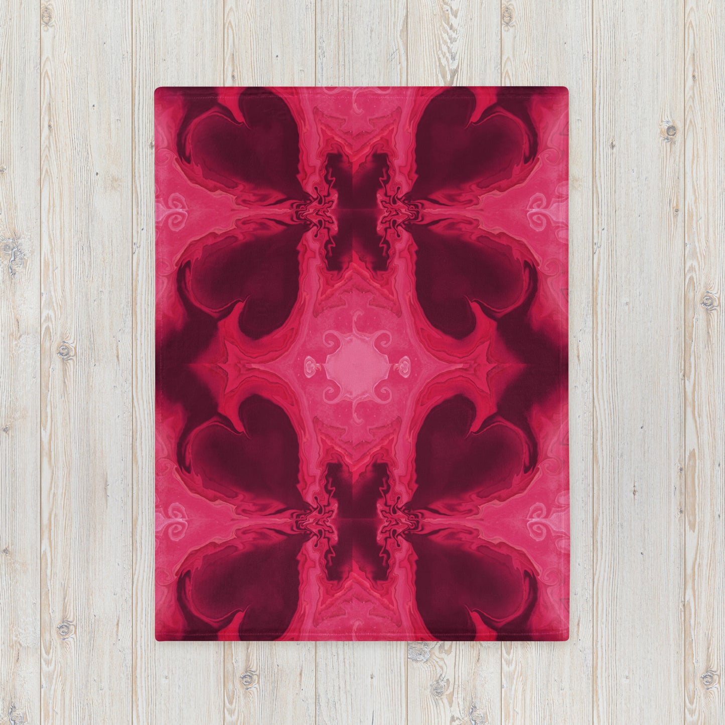 Heart Current Throw Blanket