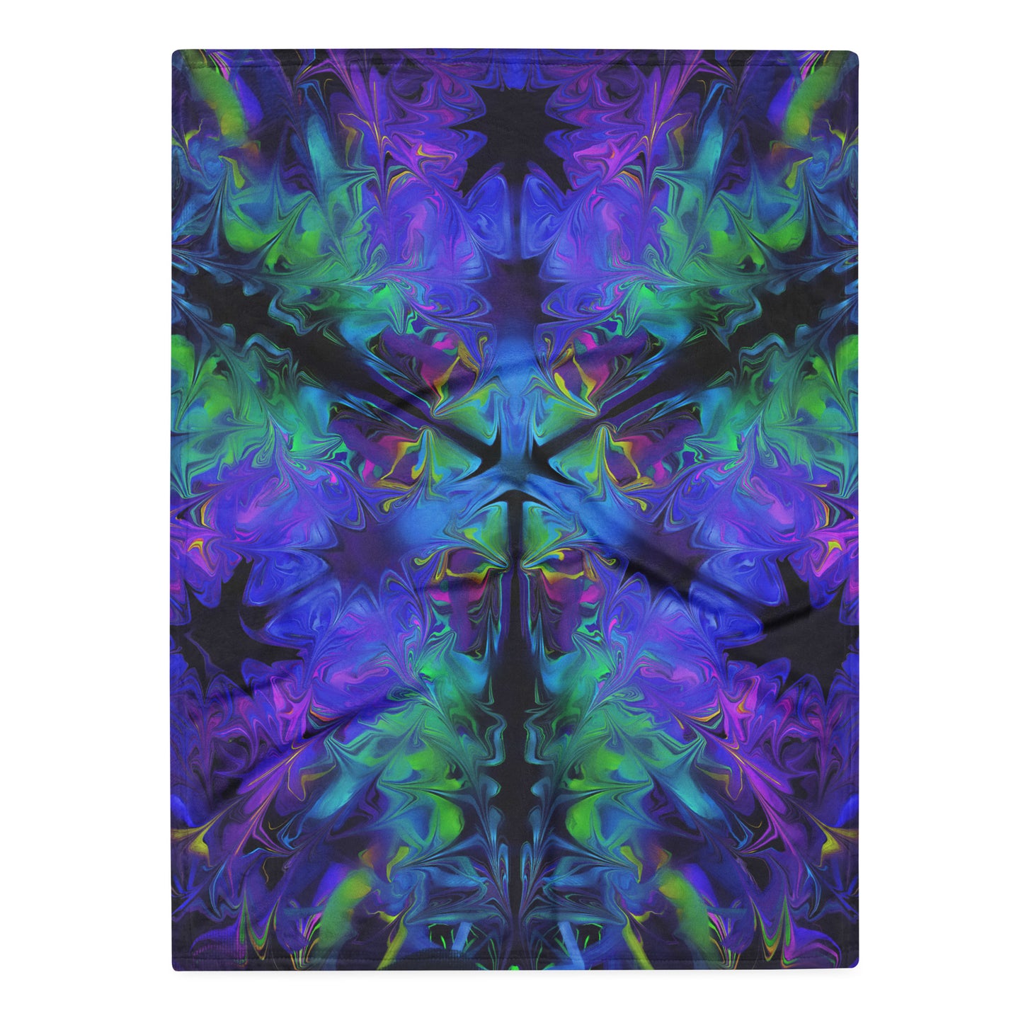 Aurora Bloom Throw Blanket