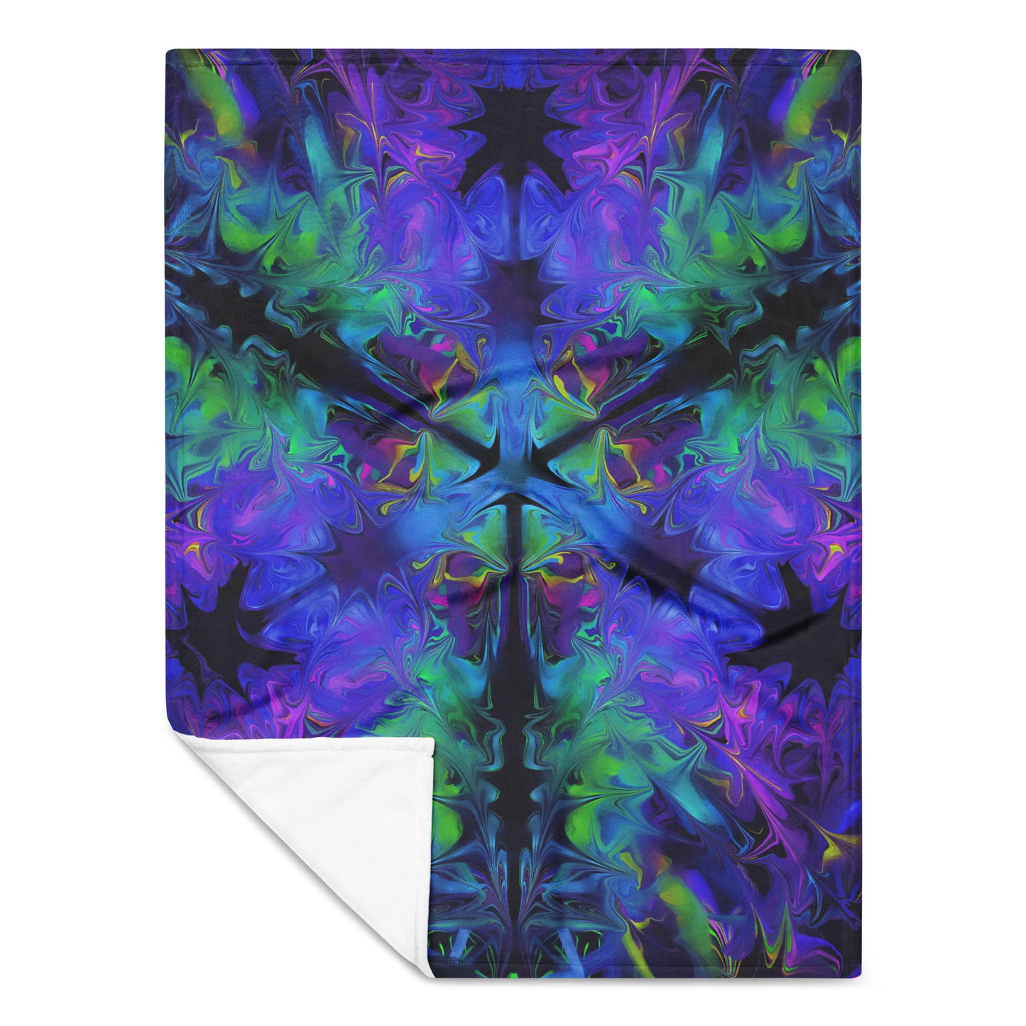Aurora Bloom Throw Blanket