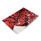 Crimson Signal Throw Blanket