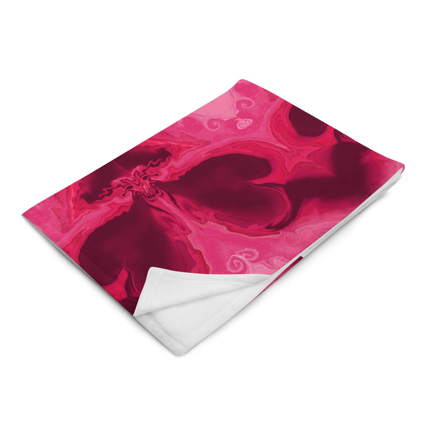 Heart Current Throw Blanket